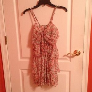Parisian flower print Dress