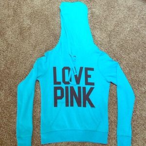 Victoria's Secret Pink XS blue hoodie.💙