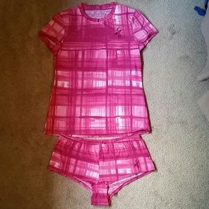 Pink Simply Vera pajamas with pink ribbon