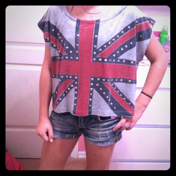 Union Jack crop top