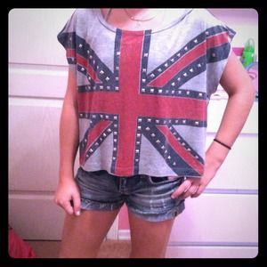 Union Jack crop top