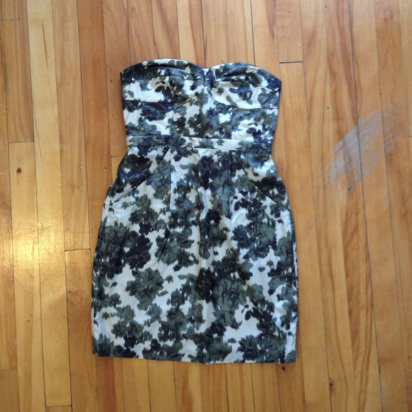 J. Crew Dresses & Skirts - J. Crew silk ikat strapless mini dress