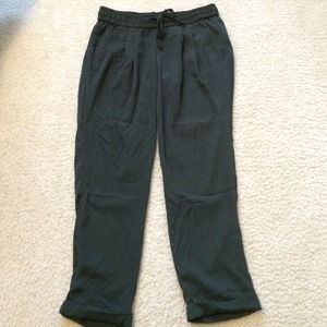 NEVER WORN! Olive Green Parachute Pants