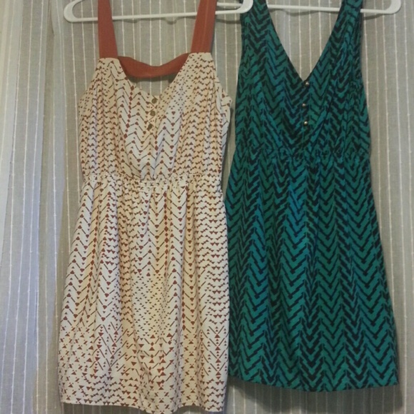 Dresses & Skirts - 2dress bundle! Geometric prints!