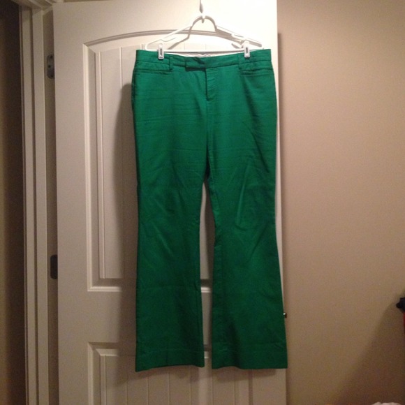 Kelly Green GAP modern boot pant