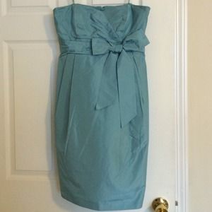 Robin Egg Blue Ann Taylor Pocket Cocktail Dress