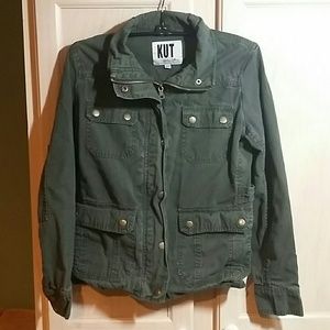 Dark gray-green jacket