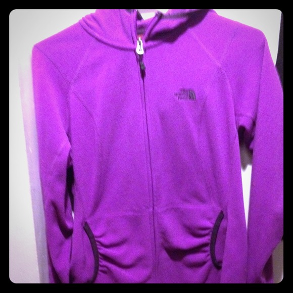 North Face purple hoodie