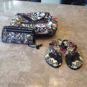 Authentic coach backpack purse/wallet/shoe combo