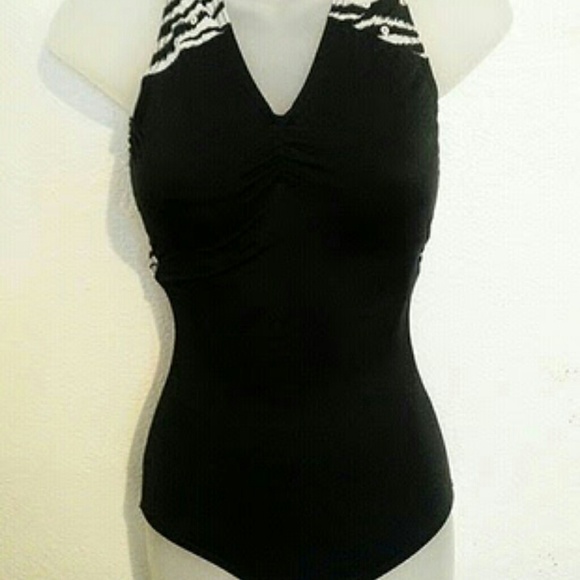 Zebra and sequin bathing suit!