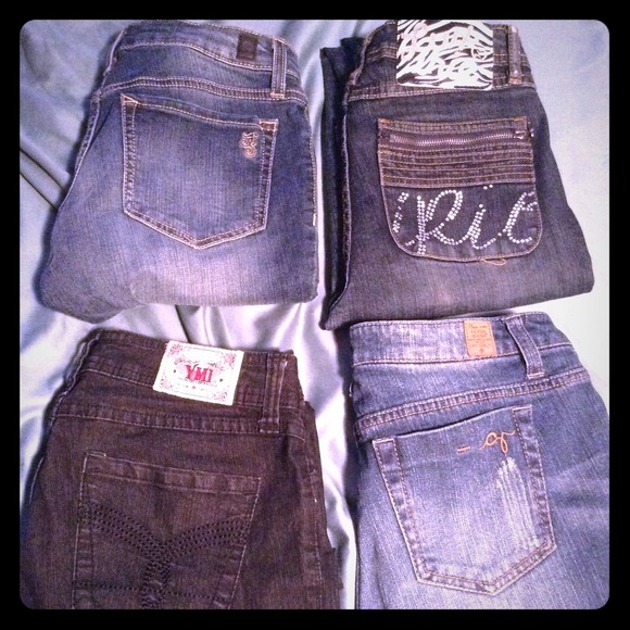 Name brand jeans all great shape:)