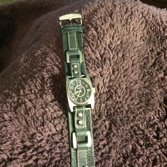 Fossil watch black and brown