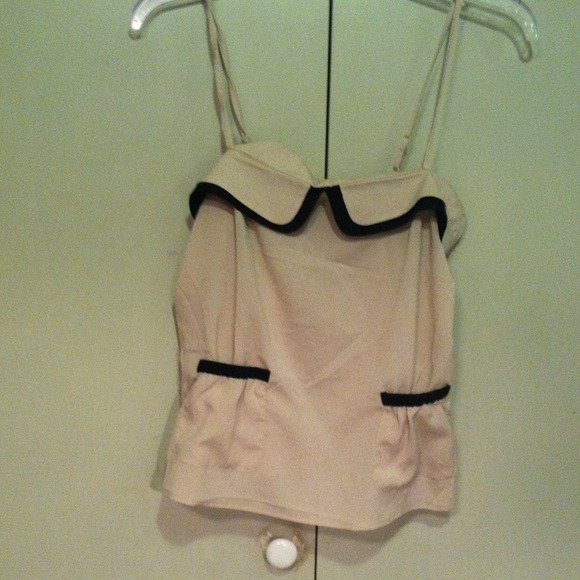 Spaghetti Strap Fancy Tank Top