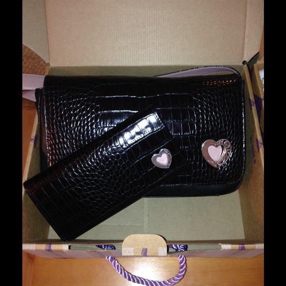 SOLD Black brighton purse and wallet