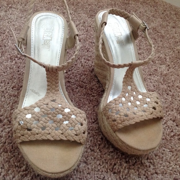 50% today beige wedges