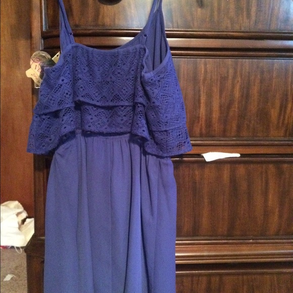 Princess Vera wang blue two tier dress - Picture 3 of 3