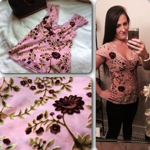 💕💯% SILK💕BEAUTIFUL vintage top💕