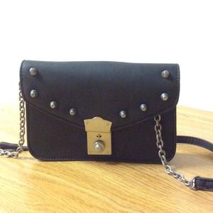 Studded Bag/Floral Scarf bundle