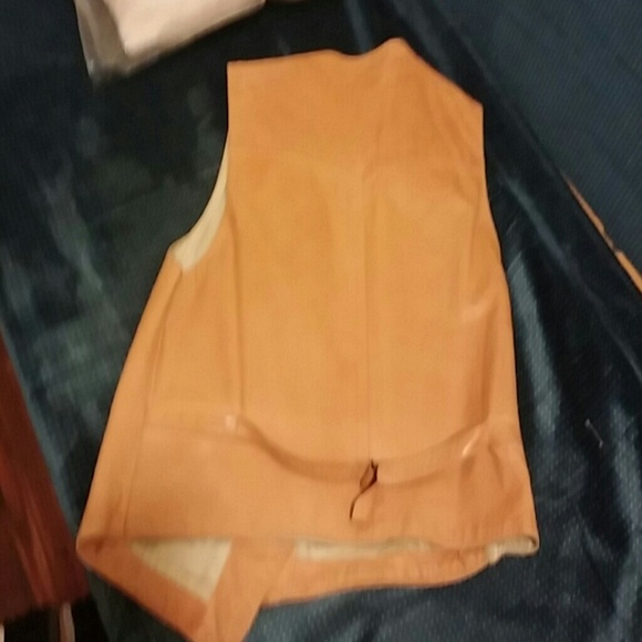Genuine lambskin RL Leather vest - Picture 1 of 2