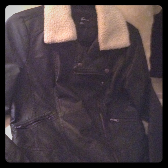 Faux Leather and shearling Forever XXI Jacket