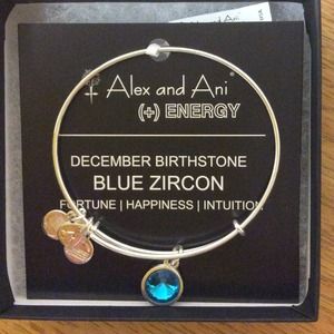 Alex and Ani December birthstone bracelet