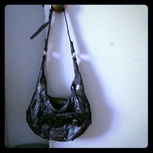 Gray Guess Purse with Bow