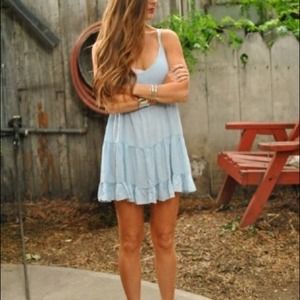 🚫TRADED🚫 Blue Brandy Melville Jada Dress