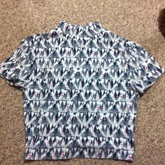 High neck crop top from degree. Worn once
