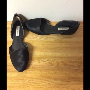 Genuine calf hair Steve Madden flats