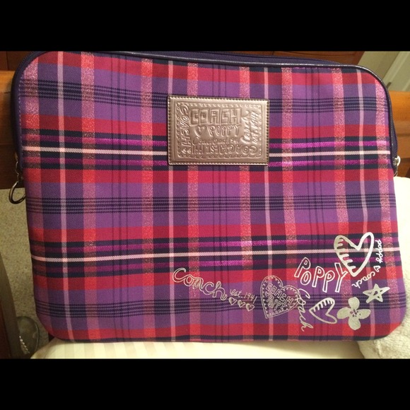 Coach laptop case