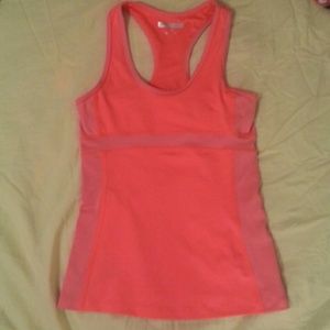 Neon workout racerback tank