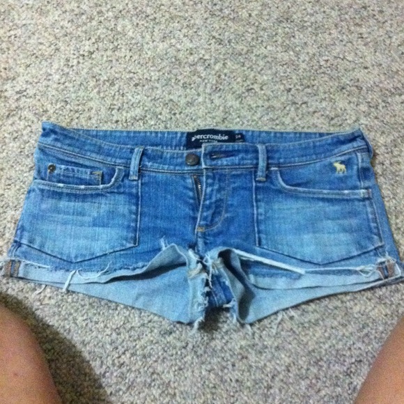 Faded Abercrombie jean shorts