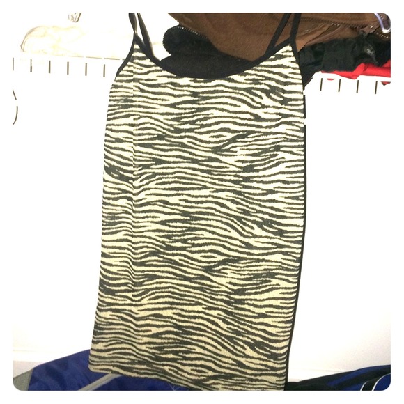 Zebra tank top