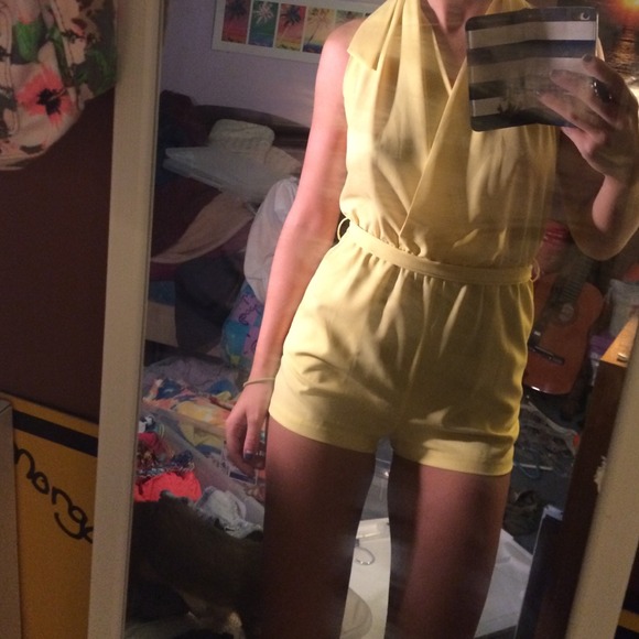 Yellow romper