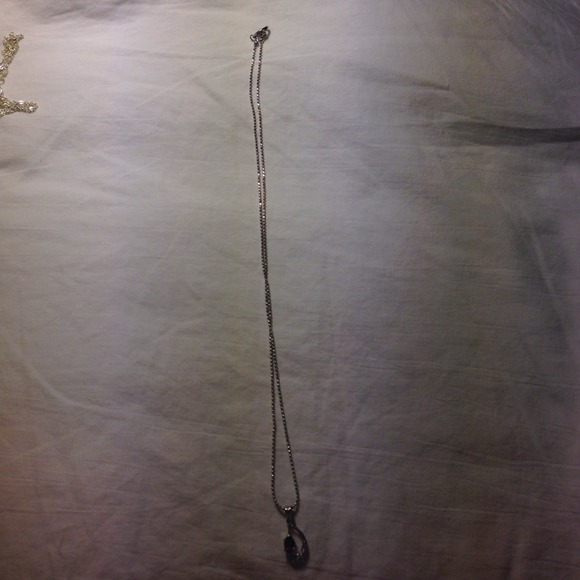 Beautiful necklace with amethyst pendant (925) - Picture 2 of 3