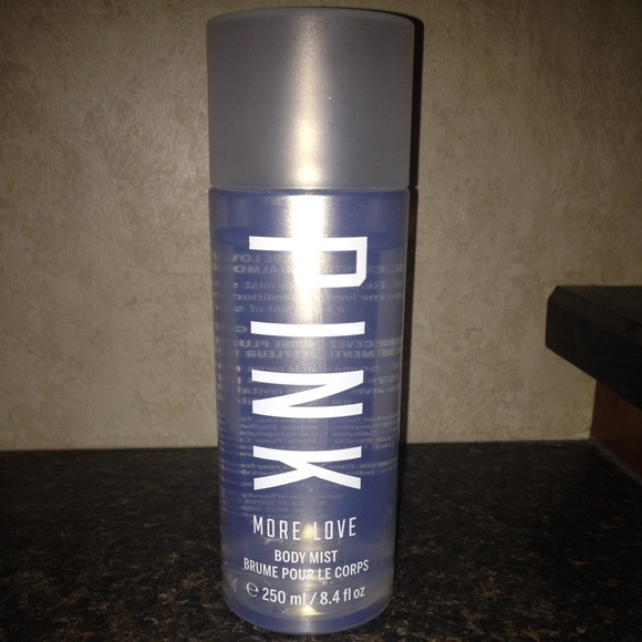 Pink "More Love" body mist