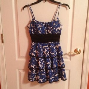 Black and Blue formal dress