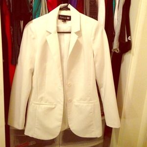 White blazer