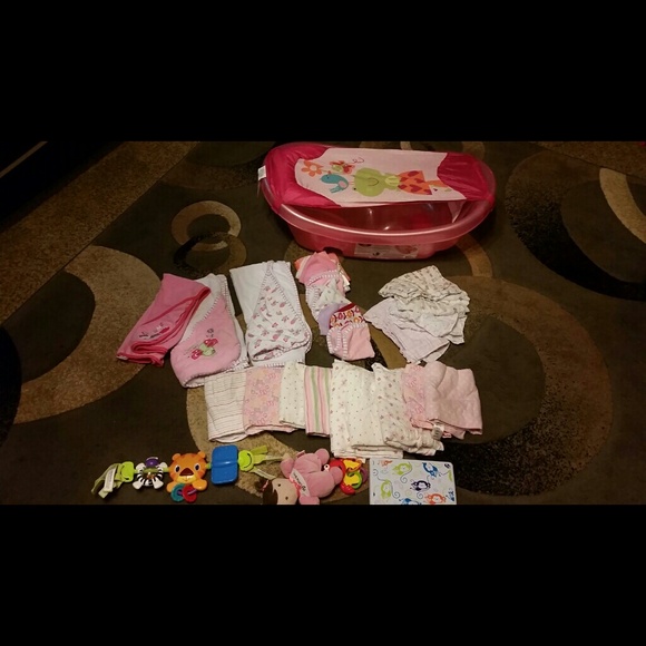Blankets, towels, burp cloths
