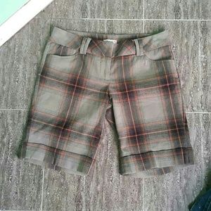 brown cropped capri pants sz small