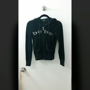Bebe velour jacket