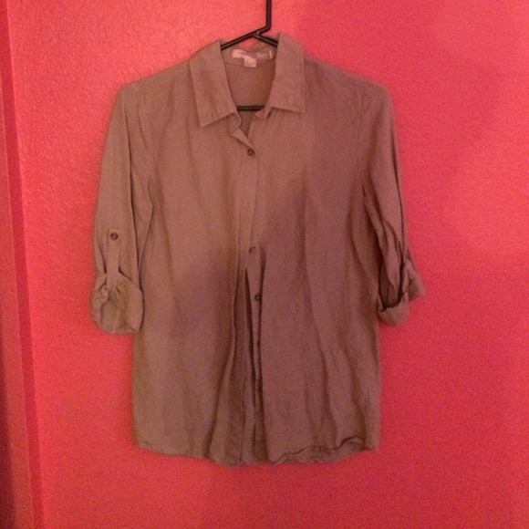 Beige/light brown cover up/top.