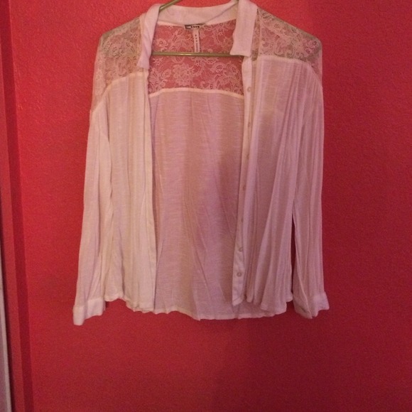 Small cute button down top.