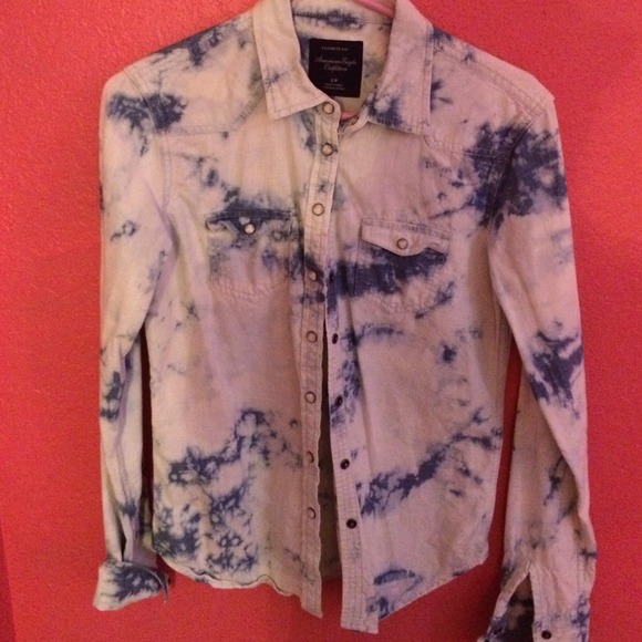 Acid wash button up top.