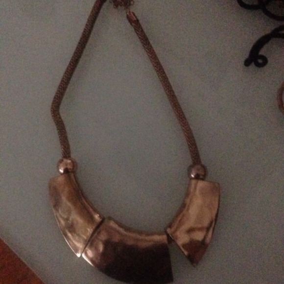 Golden heavy necklace