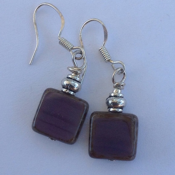 SS Purple Czech glass