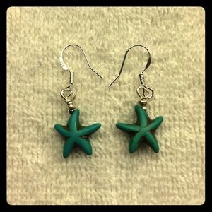 925 SS Starfish Earrings