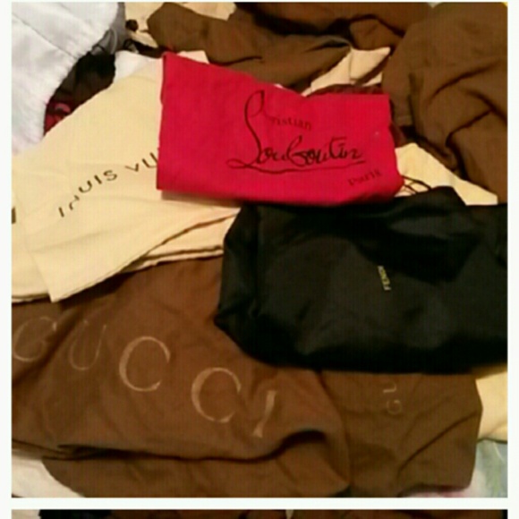 Designer dust bags