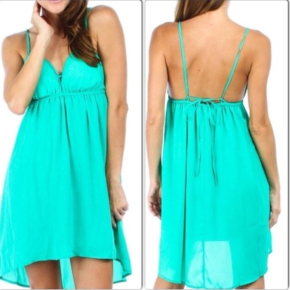 Green Babydoll Dress