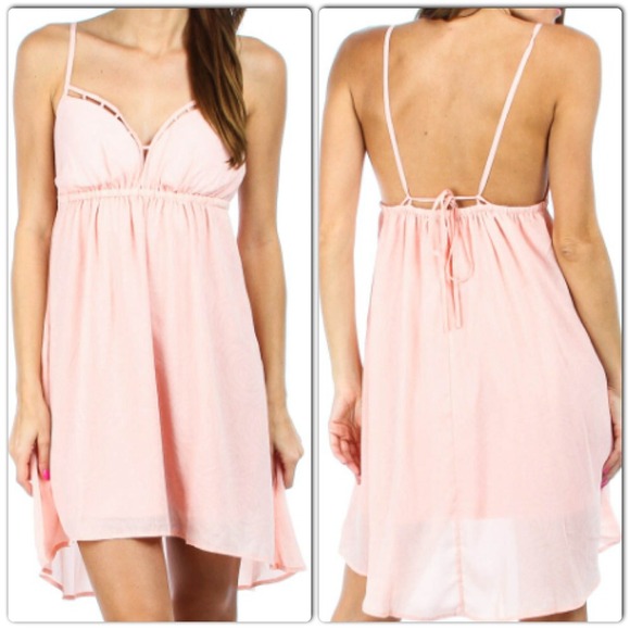 Light Pink Babydoll Dress